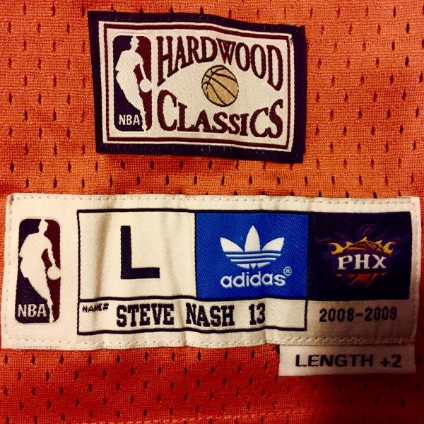 Steve Nash Phoenix Suns Hardwood Classics Throwback NBA Swingman