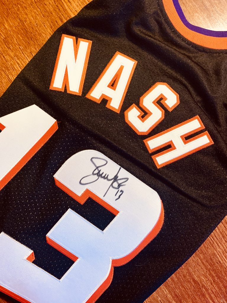 Autographed Steve Nash Los Angeles Lakers #10 Authentic Jersey