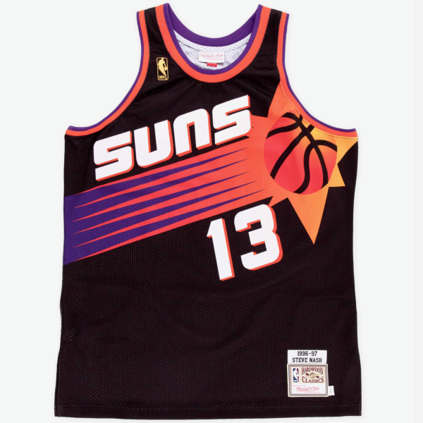 Men's Phoenix Suns Steve Nash #13 Nike Black 2021 Swingman Jersey