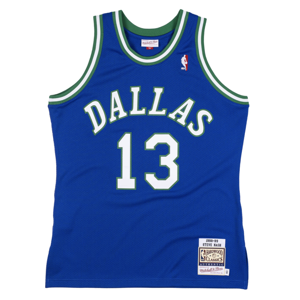 Vintage NIKE Basketball Jersey Steve Nash 13 Dallas Mavericks 